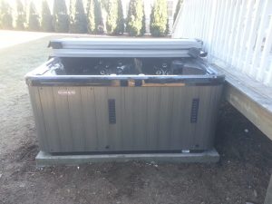what type of base do you need for a hot tub? spa